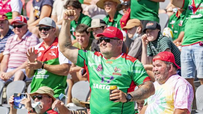 Crowd at the Intrust Super Cup Grand Final between Wynnum Manly Seagulls and Norths Devils at Redcliffe Dolphins, Sunday, October 10, 2021 - Picture: Richard Walker