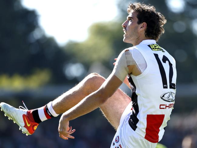 St Kilda is expected to welcome Max King back into the side against Port Adelaide next week. Picture: Phil Hillyard