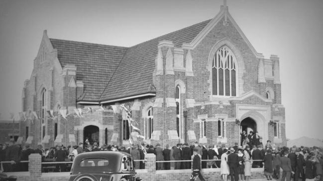 Opening Ceremony of the Methodist Church, 1937. A significant milestone in the city’s religious and community life. Source: State Library of Queensland