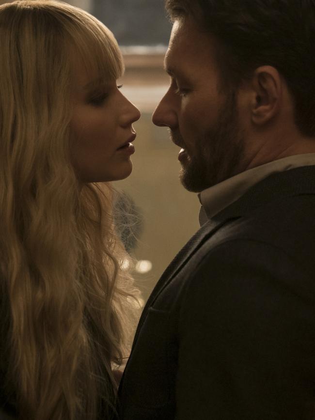 The pair work closely together on Red Sparrow. Picture: 20th Century Fox Films