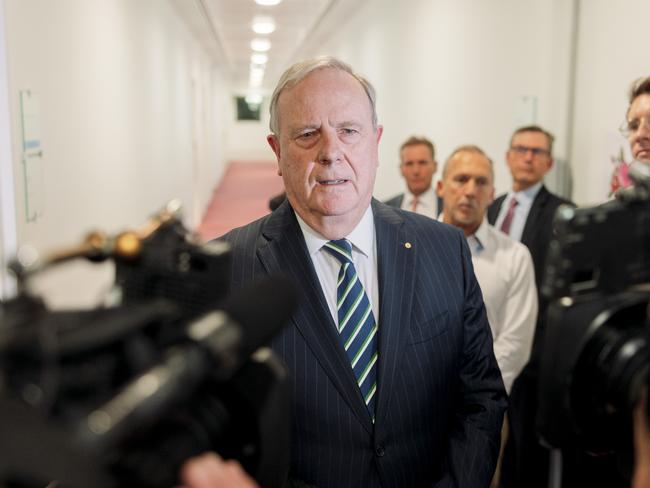 CANBERRA, AUSTRALIA, The Australian Photos. JUNE 6, 2024: Peter Costello Nine Bureau Parliament House Opening. Picture: The Australian / David Beach