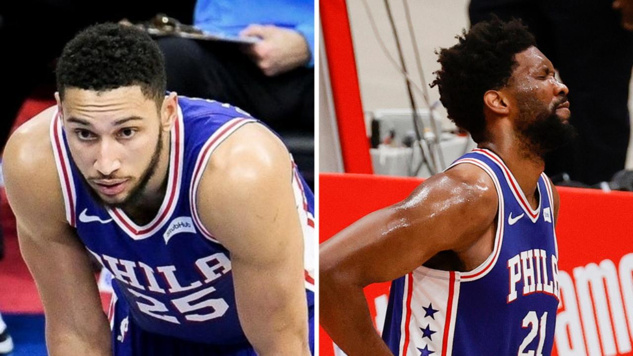 Ben Simmons and Joel Embiid