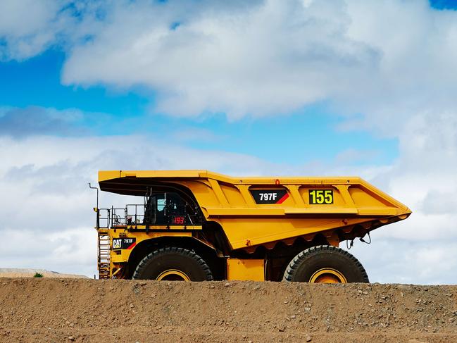 Generic mine BHP coal Daunia operations in central Queensland. Picture: BHPcoal mining coal mine