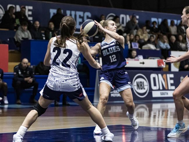 Steph Reid has been a standout across the NBL1 playing for the Frankston Blues. Picture: Trent Moore Sports Photography