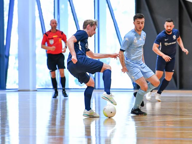 Action at the 2022 National Futsal Championship. Picture: Michael Avellino.