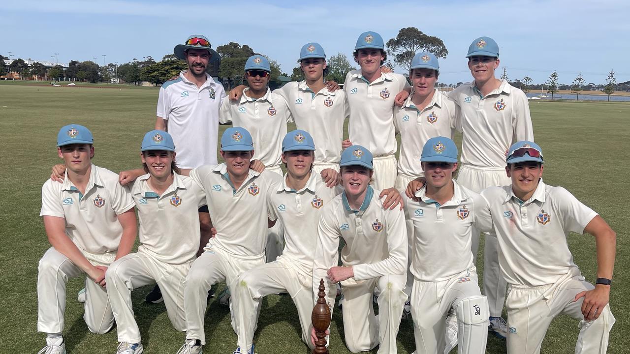 Geelong Grammar won the Geelong school cricket derby. Picture: Geelong Grammar