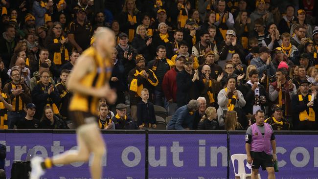 The AFL maintains the stadium is safe for patrons. Picture: Michael Klein