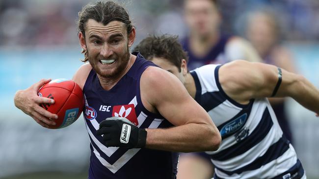 Connor Blakely is on the outer at Fremantle.