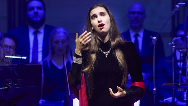 Soprano Astrid Girdis performing in the Noel! Noel! concert. Picture: Keith Saunders