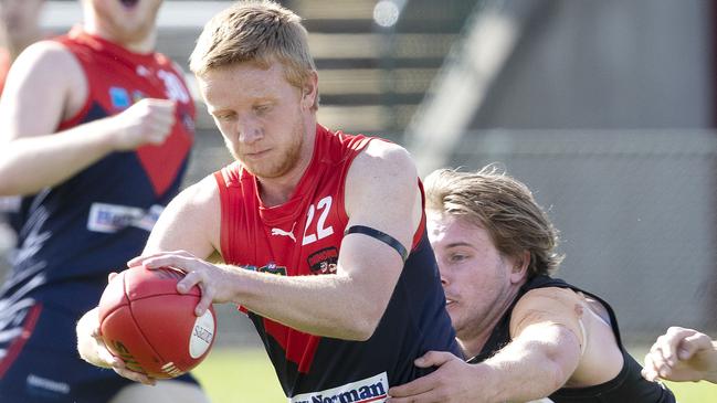 Callum Kilpatrick in action for North Hobart. Picture Chris Kidd