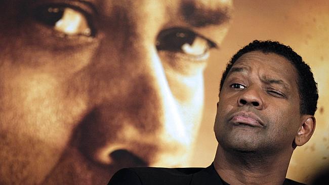 American actor Denzel Washington at a 2010 press conference. Picture: AFP. 