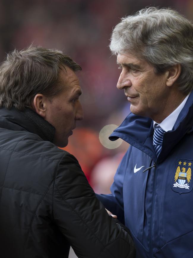 Brendan Rodgers, Manuel Pellegrini.