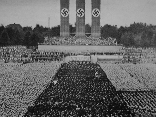 Leni Riefenstahl’s film Triumph of the Will.