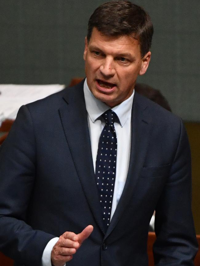 Energy Minister Angus Taylor.