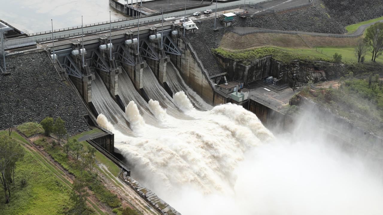 Wivenhoe Dam, Flooding in Brisbane and Ipswich. Picture: Liam Kidston