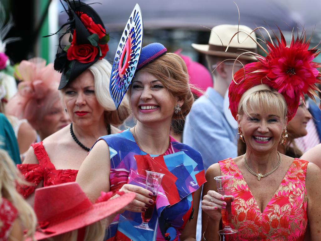 Fashions on the Field during Melbourne Cup Day at The Gold Coast Turf Club. Photograph: Jason O’Brien.