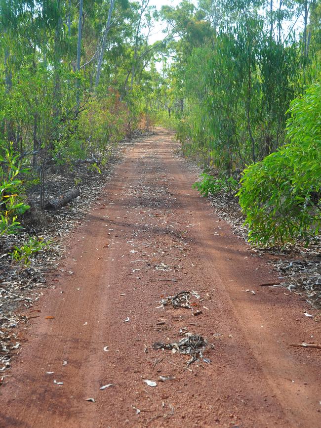 The road to the Arnhem Land space base