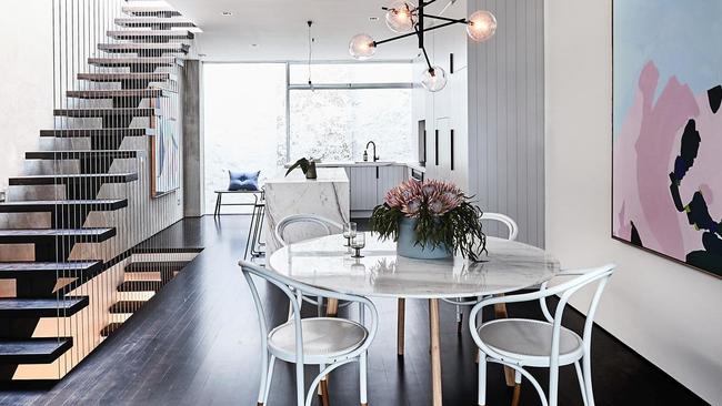 Stylish fixtures and fittings.