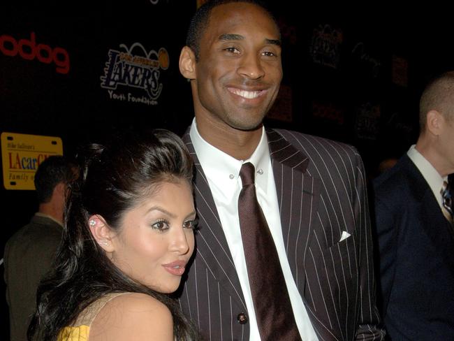 Kobe Bryant and wife Vanessa in 2006. Picture: Jon Kopaloff/FilmMagic