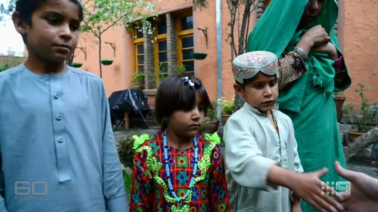 Ali Jan's children have been left without a father. Picture: 60 Minutes/Channel 9