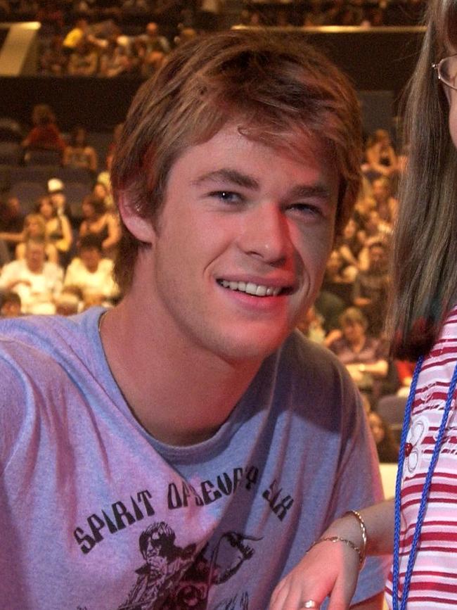 Chris Hemsworth during his Home and Away years. Picture: Stewart Allen