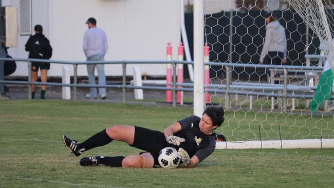 Western Pride goalkeeper Bianca Warrener had an outstanding game in her latest NPLW competition win over Brisbane City. Picture: Kerry Hyett