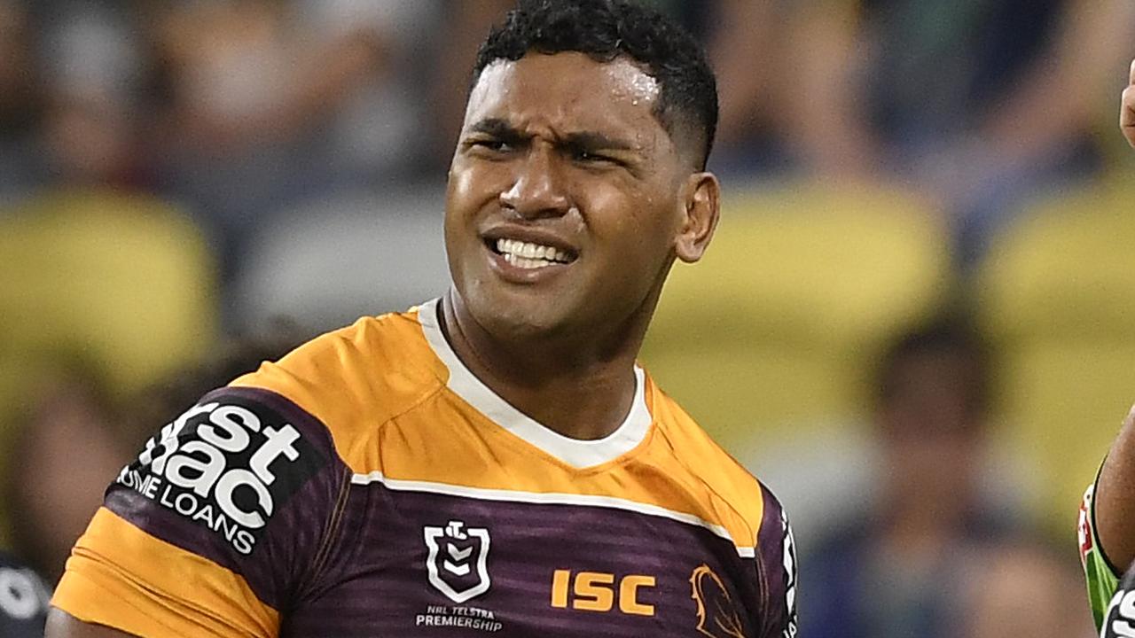 Tevita Pangai Jr has left the Broncos in all sorts.