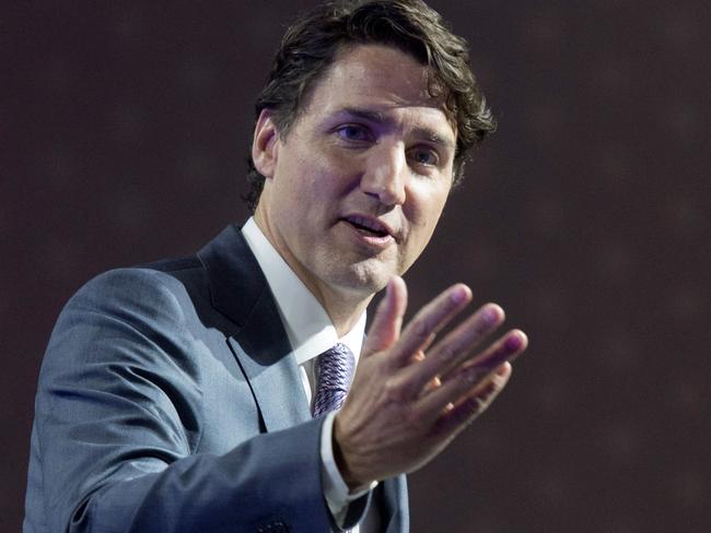 Carson-Fox said it was a shame Justin Trudeau was good looking but it distracted people from the fact that he didn’t stick to his promises on indigenous issues. Picture: Ryan Remiorz/The Canadian Press/AP