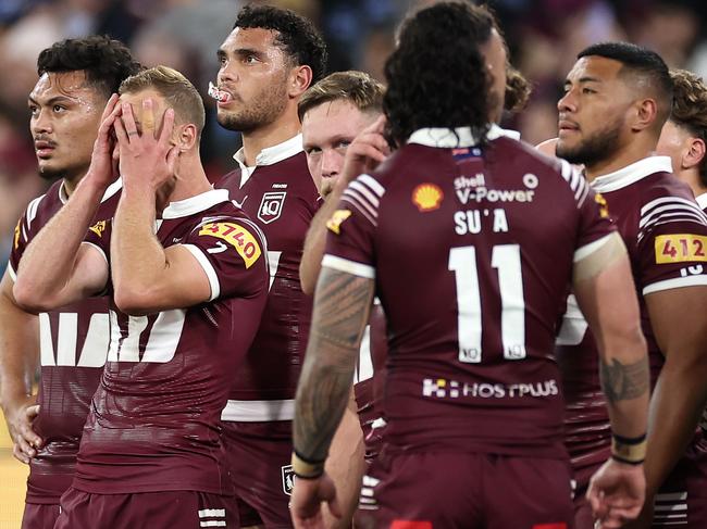 Daly Cherry-Evans and the Maroons face a huge task to bounce back in the State of Origin decider. Picture: Getty Images