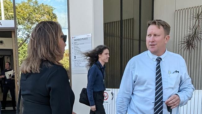 Cold case Detective Senior Constable Glen Chatto outside the three-day coronial inquest into the disappearance of 40-year-old Darwin father Richard Roe. Picture: Zizi Averill