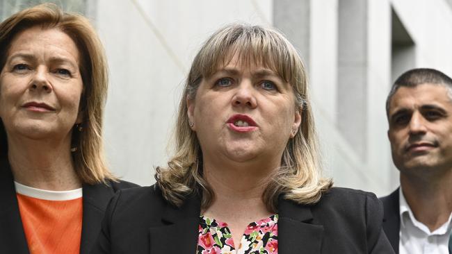 Australian Education Union federal president Correna Haythorpe says research shows up to a quarter of new teachers plan to quit before retirement. Picture: NCA NewsWire / Martin Ollman