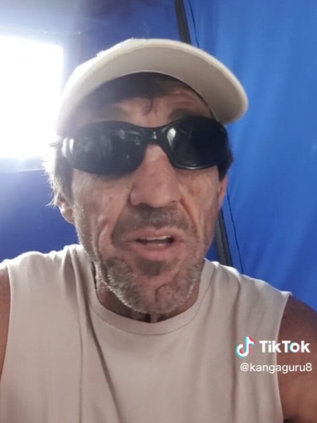 David Graham (pictured) is a well-known conspiracy theorist. Picture: TikTok