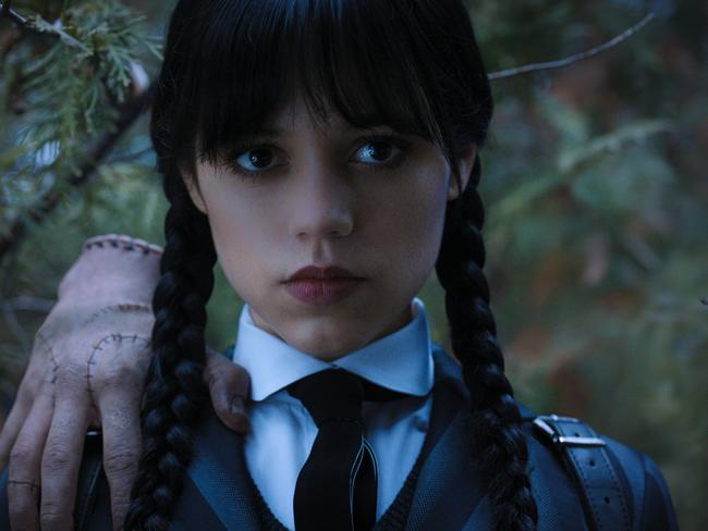Jenna Ortega as Wednesday Addams in Wednesday. Picture: Netflix