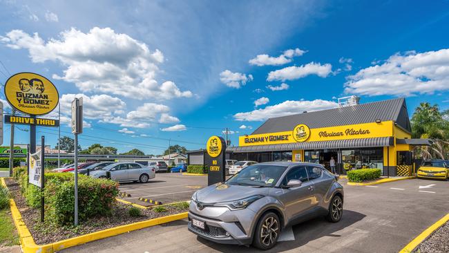 A drive-thru Guzman Y Gomez at North Ipswich, Queensland.