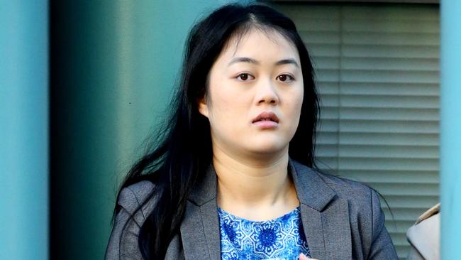 Trisha Nguyen at Burwood Local Court. Picture: John Grainger