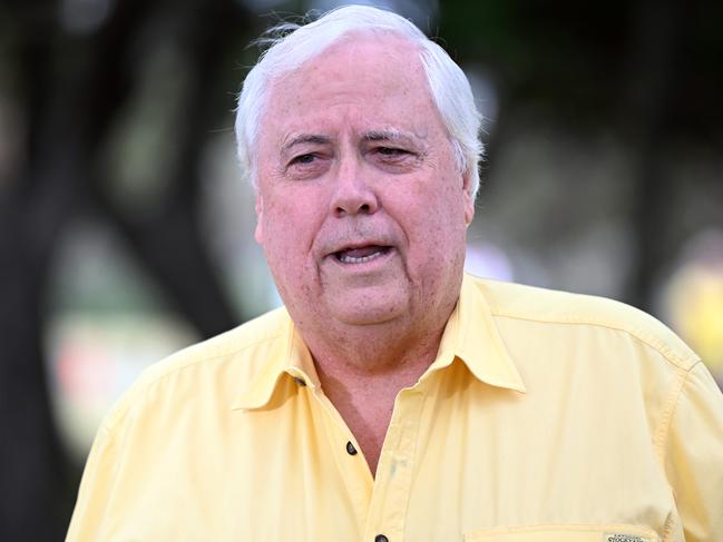 Clive Palmer’s central Queensland coal project has been thwarted. Picture: NCA NewsWire / Dan Peled