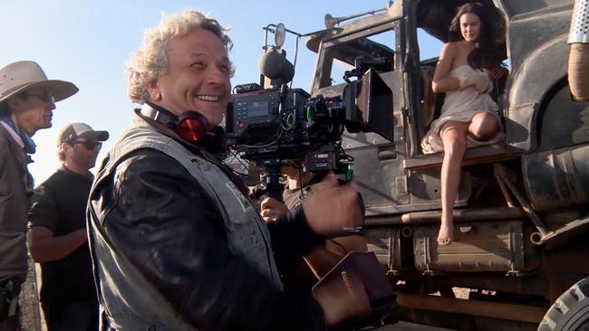 George Miller on set of <i>Mad Max: Fury Road</i>                     