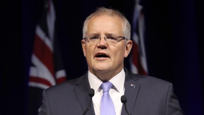 Prime Minister Scott Morrison is well ahead of Anthony Albanese as preferred prime minister. Picture: AAP