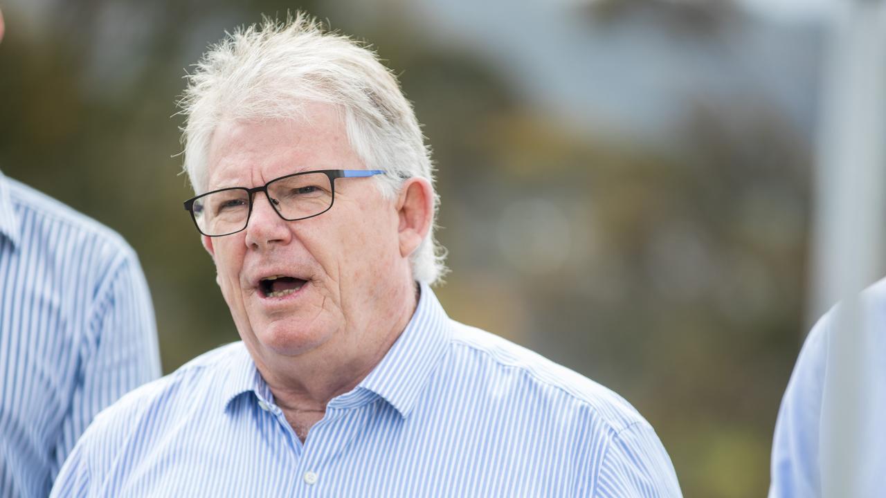Robert Mallett from the Small Business Council discusses benefits for small businesses in the Kingston area around the high performance centres. Picture: Linda Higginson