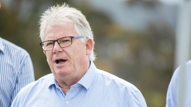 Robert Mallett from the Small Business Council discusses benefits for small businesses in the Kingston area around the high performance centres. Picture: Linda Higginson