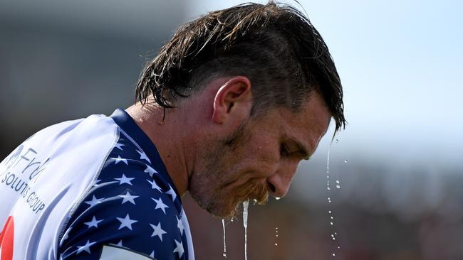 Stephen Howard of the USA during the World Cup match against Papua New Guinea. Photo: AAP