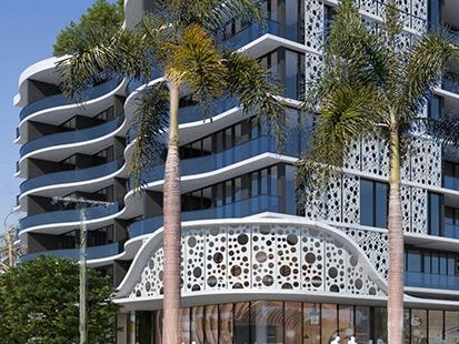 Artist impression of The Spot development on the Corner of Chelsea Ave and Gold Coast Highway, Broadbeach