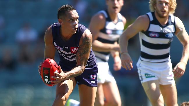 Delisted Docker Harley Bennell recently met with Sydney captain Josh Kennedy. Picture: Getty Images