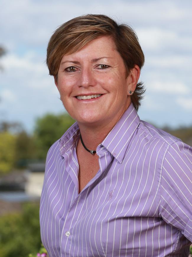 Tony Abbott’s supportive sister, Christine Forster. Picture: AAP