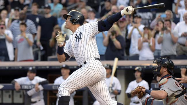 MLB: New York Yankees slugger Alex Rodriguez hits home run on milestone ...