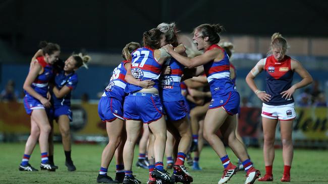 The Western Bulldogs have reached the AFLW grand final.