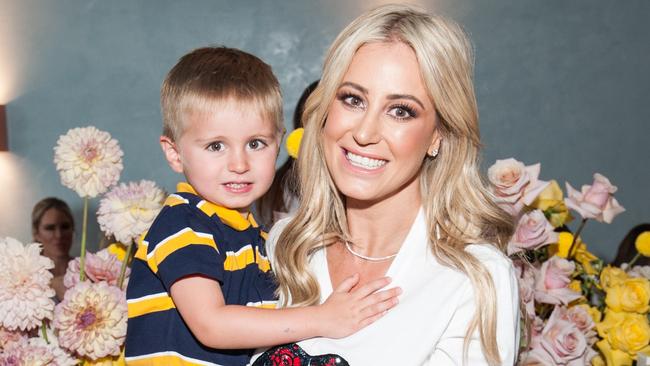 Roxy Jacenko and son Hunter Curtis.