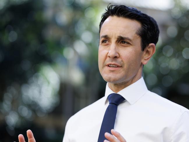 Queensland Opposition leader David Crisafulli said after Peter Dutton’s announcement that he had no plan for nuclear energy for the state. Picture Lachie Millard