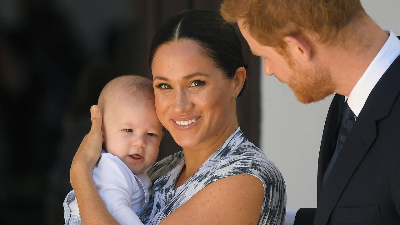 Meghan, Duchess of Sussex and Prince Harry, Duke of Sussex with baby Archie. Picture: Toby Melville – Pool/Getty Images