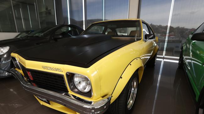 Justin Rooke of Cambridge with his Holden Torana A9X Hatch 1977 which only 100 were built. Picture: Zak Simmonds